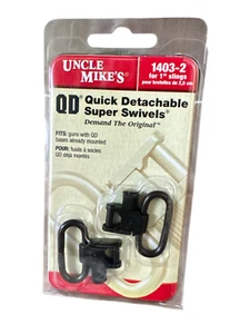 UNCLE MIKES SUPER SWIVELS 1 INCH PAIR (UNC14032) - Picture 1 of 5