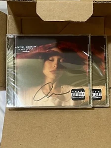 Ariana Grande: Eternal Sunshine Signed CD IN HAND SEALED Autographed Wicked - Picture 1 of 4