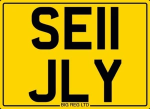 SELL🤑 SE11 JLY JULY JULIE JOLLY JULES JULYIA  PRIVATE REGISTRATION NUMBER PLATE - Picture 1 of 1