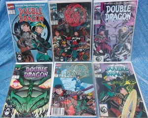 Marvel Comics Double Dragon Complete Set Lot #1 2 3 4 5 6 1991 Video Game Stars - Picture 1 of 15
