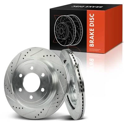 2x Rotor de freno trasero perforado para Ford Expedition 2018-2021 F-150 Lincoln Navigator Foto 1 de 4