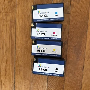 Relcolor 950XL 951 ink cartridges for HP Officejet Pro 8600 8610 8620 8625 8630 - Picture 1 of 1