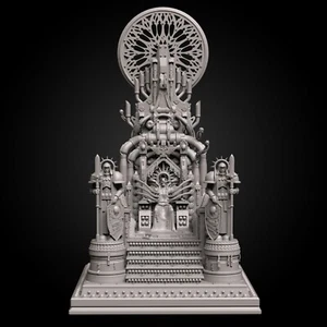 trône d'or empereur - Foto 1 di 7