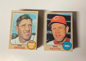 1968 Topps Singles You Pick VG-VG+