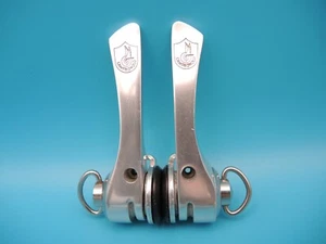 PALANCAS DE CAMBIO CAMPAGNOLO C RECORD RETRO FRICCIÓN / DOPPLER AÑOS 80 - SIMILARES A SLJ - Imagen 1 de 11