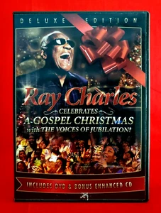 Ray Charles Celebrates A Gospel Christmas 2003 Deluxe Edition DVD CD set - Picture 1 of 7