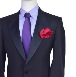 NWT Vtg Christian Dior Tuxedo Jacket Blazer Mens Sport Coat Size 42-Regular - Picture 1 of 7