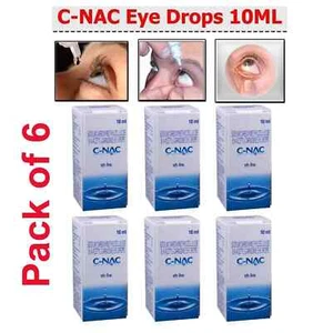 C Nac Eye Drop N-Acetyl Carnosine (C-Nac Eye Drops) - 10 ml (Long Exp. 2026) - Picture 1 of 11