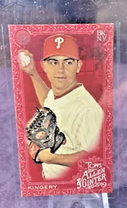 2019 Topps Allen & Ginter X Scott Kingery #381 RED MINI /5 Phillies - Picture 1 of 2