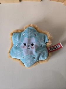 Bolsa de frijoles copo de nieve peluche Douglas juguete de peluche bebé azul suave bordado azul tostado - Imagen 1 de 11