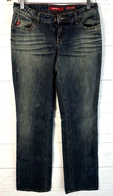 Miss Sixty Jeans Women Sz 28 Straight Tommy Blue Low Rise Dark Wash Denim 103975 - Image 1 of 4
