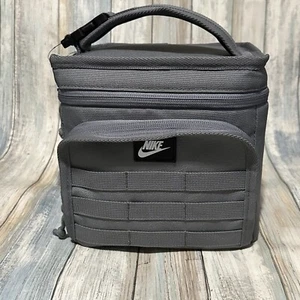 NIKE Sportswear Futura Lunch Bag Box Grey 6L Durable Fabric Handle NEW - Picture 1 of 7