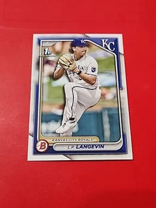 2024 Bowman Draft Paper Base BD-183 L.P. Langevin Kansas City Royals - Picture 1 of 2