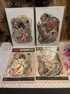 DIE!NAMITE #1 Peach Momoko 4er Set Vampirella Zombie Virgin Dynamite NM+ - Bild 1 von 5