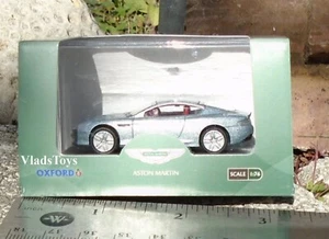 Oxford Auto Diecast 1/76 Scale Aston Martin DB9 Coupe Skyfall Silver 76AMDB9001 - Picture 1 of 5