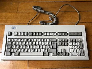 Clavier retro IBM MODEL M keyboard AZERTY FR - pour IBM PS/2 AT - Superbe état ! - Bild 1 von 9