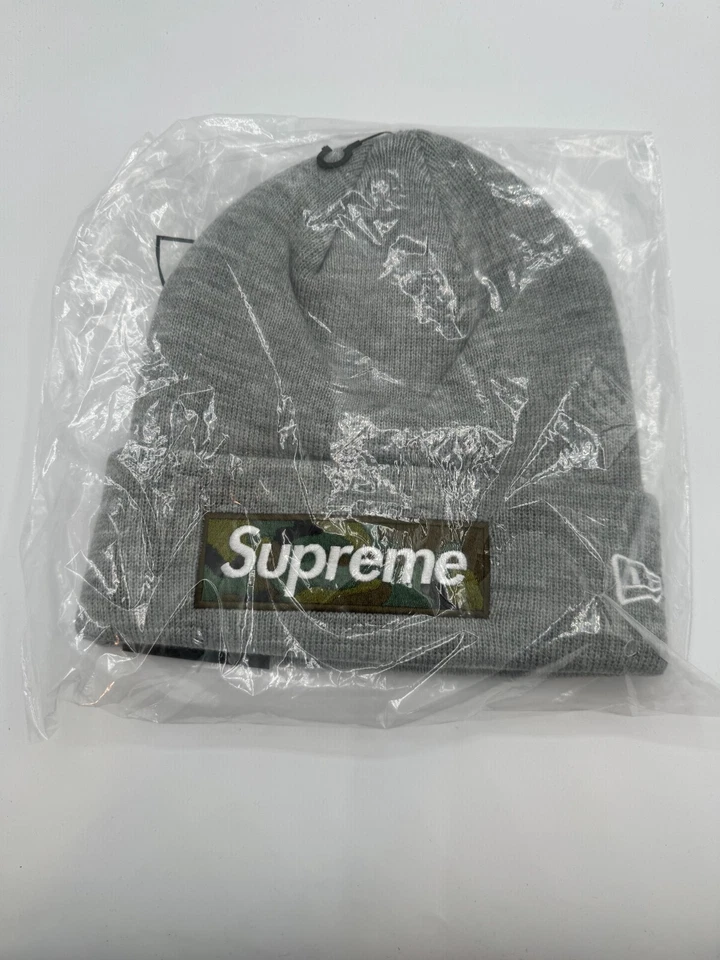 Supreme Box Logo Beanie 2023- FW23’ era Camo One Size In Hand