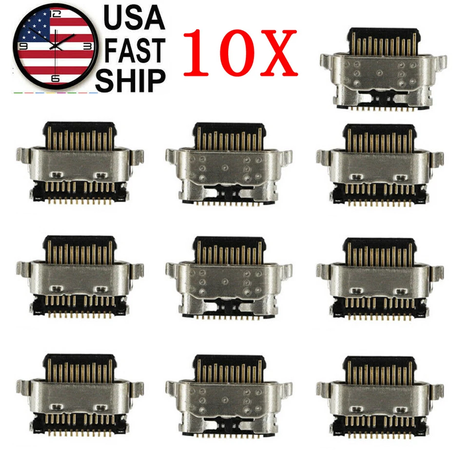 Puerto de carga cargador conector base USB de 10 piezas para Alcatel 3T10 2020 8094M 8094X Foto 1 de 1