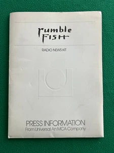 Kit de prensa RUMBLE FISH 1983, materiales de marketing - Imagen 1 de 5