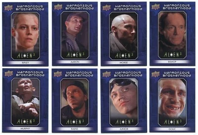 ALIEN 3 - HARMONIUS BROTHERHOOD - 8 Card CHASE SET HB-1 to HB-8 2021 Upper Deck - Image 1 of 4