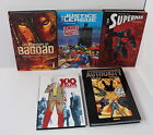 FRENCH Hardcover Books Lot Justice League 100 Bullets Superman The Authority