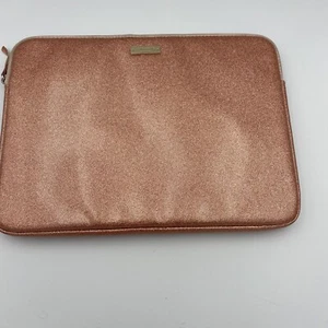 Kate Spade Tablet Laptop Sleeve Case Metallic Gold - Picture 1 of 8