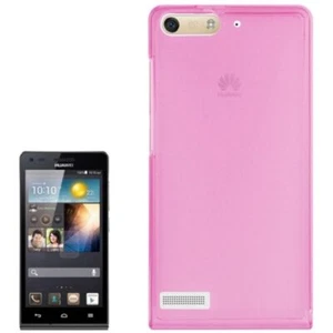 Phone Case Translucent TPU Case for Huawei Ascend G6 Pink - Bild 1 von 5