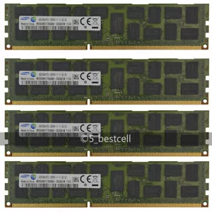 4GB 8GB 16GB 32GB 64GB DDR3 2RX4 1600 MHz PC3-12800R ECC REG Server Memory LOT - Picture 1 of 12