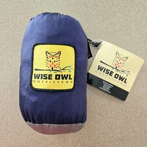 Wise Owl Outfitters Camping Hammock Single No Talon Straps, Has Carabiners NWT - Picture 1 of 11