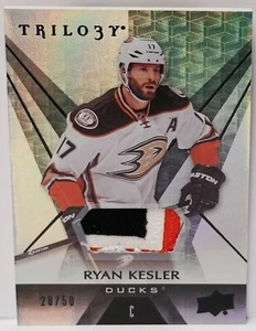 2016-17 Upper Deck Trilogy RYAN KESLER Tri-Color Game Used Material #38 10ABA50 - Picture 1 of 6