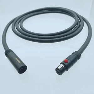 Mini-XLR 5pin TA5F/TA5M Extension cable S-4E6S for Audio Balanced Microphone MIC - Picture 1 of 5