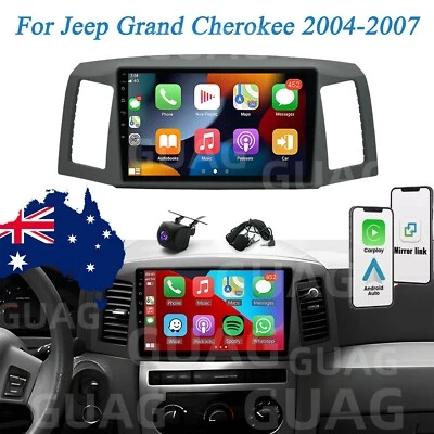For Jeep Grand Cherokee 2004-2007 10" Android 14 Car Navi w/CarPlay/Android Auto - image 1 of 4