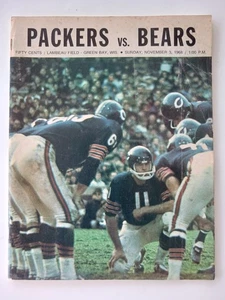 1968 Chicago Bears at Green Bay Packers NFL Football Program November 3 1968 - Picture 1 of 24