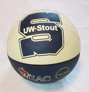 Sterling WIAC University Wisconsin UW-Stout NCAA College Official Sz Basketball - Picture 1 of 5