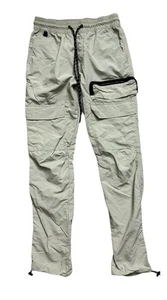 Pacsun Pants Mens Size Small (30x30) Light Green Cargo Pants Cinch Ankle Hiking - Picture 1 of 9