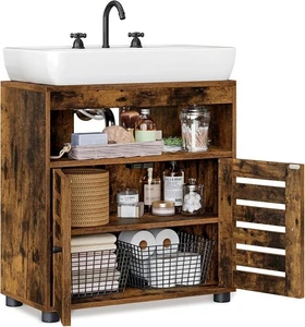 Vintage Bathroom Under Sink Cabinet Basin Vanity Storage Cupboard Unit Furniture - Picture 1 of 11