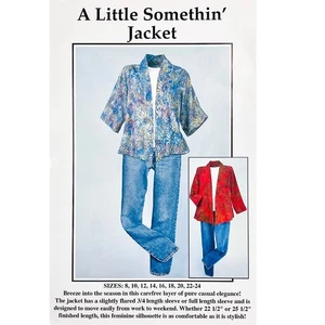 A Little Somethin Jacket PATTERN CNT Pattern Co. CNT2501 Makes Womens Sizes 8-24 - Picture 1 of 9