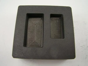 2 Unzen & 5 Unzen Goldbarren hochdichte Graphitform Kombi Laib Silber - Kupfer (B88) - Bild 1 von 4