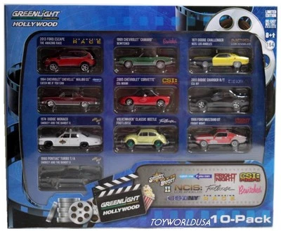 Greenlight Hollywood 10-Pack Set: Smokey/Bandit Footloose CSI NCIS Bewitched - Image 1 of 4