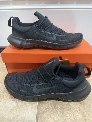 Tênis de corrida masculino DS Nike Free Run 5.0 preto off noir CZ1884-004 vários tamanhos - Imagem 1 de 4