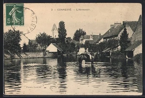 CPA Connerré, L´Abreuvoir 1912 - Picture 1 of 2