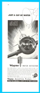 Fort Wayne Agua Gasolina Bombas Aviones Aviones de combate Segunda Guerra Mundial Impresión Anuncio 1943 - Imagen 1 de 4