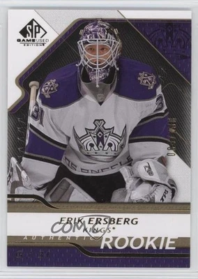 2008-09 SP Game Used Edition Authentic Rookies Gold /100 Erik Ersberg Rookie RC - Image 1 of 2