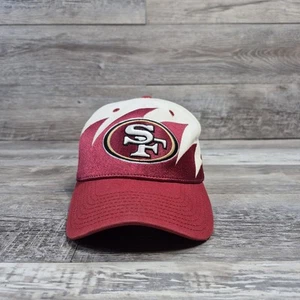 Vintage San Francisco 49ers Sharktooth Hat Cap Reebok NFL Adjustable  - Picture 1 of 6