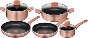 Set Di Pentole E Padelle Antiaderenti in Alluminio per Gas E Forno 8 Pezzi, Este - Foto 1 di 12
