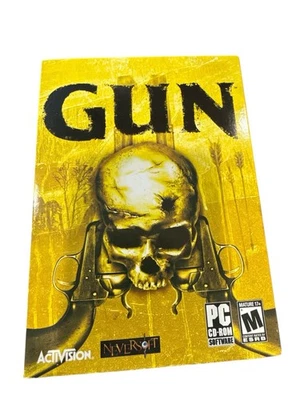 Gun PC Video Game CD-ROM Computer Neversoft Activision 2005 3 Discs Manual - Image 1 of 3