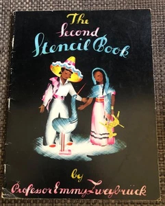 THE SECOND STENCIL BOOK ZWEYBRUCK 1940 THE AMERICAN CRAYON COMPANY - Picture 1 of 11