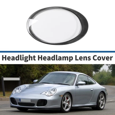 Tampa de lente de farol dianteiro esquerdo de carro 1 peça para Porsche 911/997/Carrera 06-12 - Imagem 1 de 4