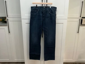 Pantalones de mezclilla elásticos rectos 7 for All Mankind Austyn relajados para hombre talla 36 nuevos con etiquetas - Imagen 1 de 8