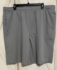 Pantalones Cortos Atléticos de Baloncesto Champion Para Hombre Talla XXXL Gris Cintura Elástica Poliéster - Imagen 1 de 5